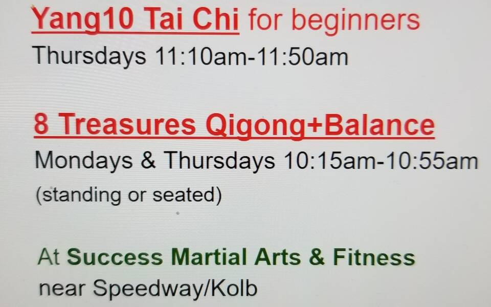 8 Treasures Qigong + Balance