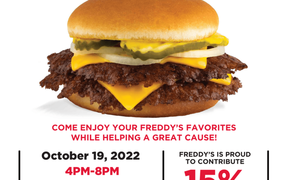 Freddy's Percentage Night with Child & Family Resources!