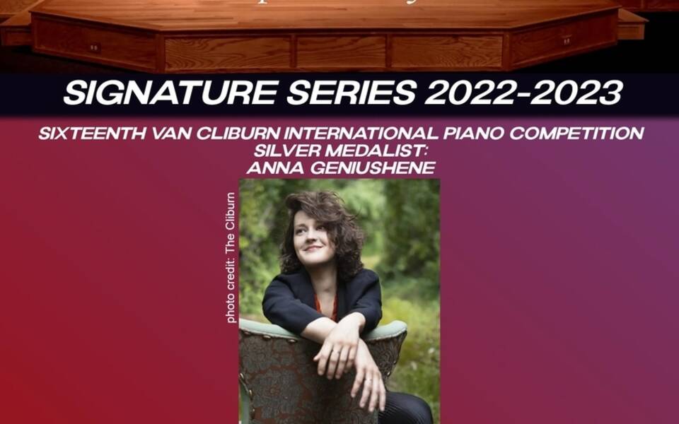 Van Cliburn International Piano Competition Silver Medalist comes to Oracle