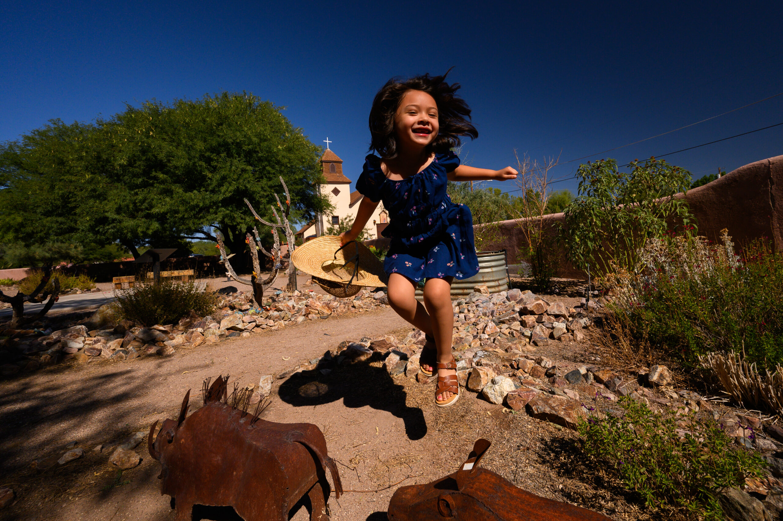 Child in Park Tubac Presidio State Historic Park