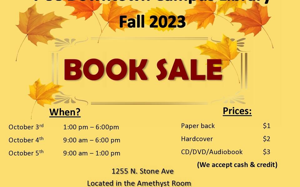 Downtown Campus Library Fall 2023 Booksale