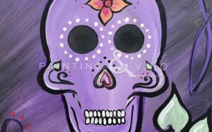 Sugar Skull Paint and Sip at ‘81 Barbers (Mercado San Agustin)