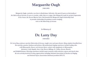Marguerite Ough and Larry Day Memorial Competition