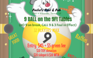 Pocket's Annual Toy Drive and Tournament